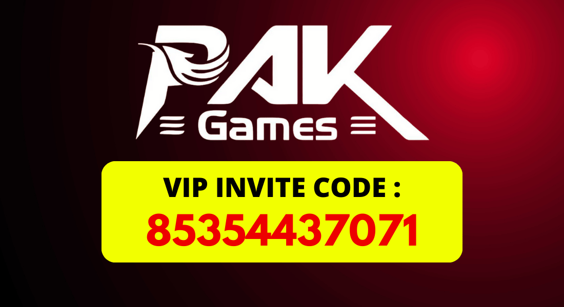 Pakgame invite Code