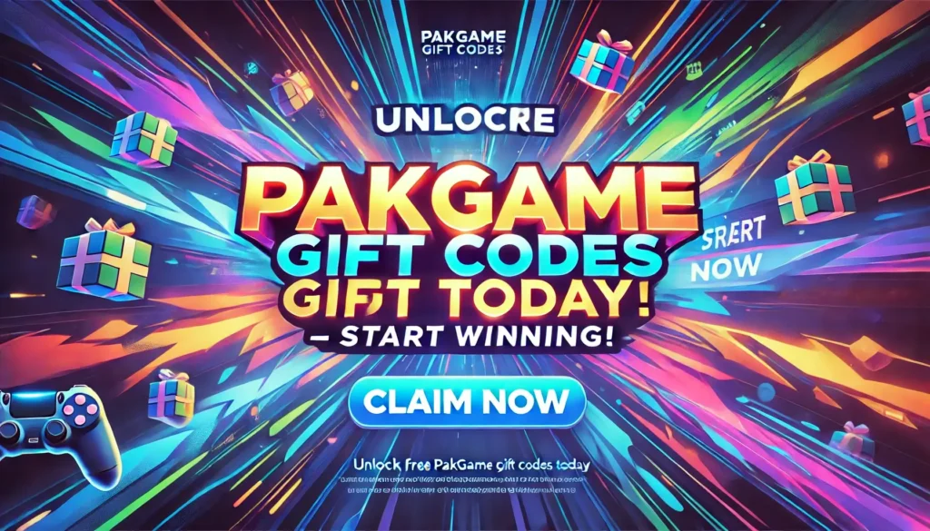 pakgame gift code